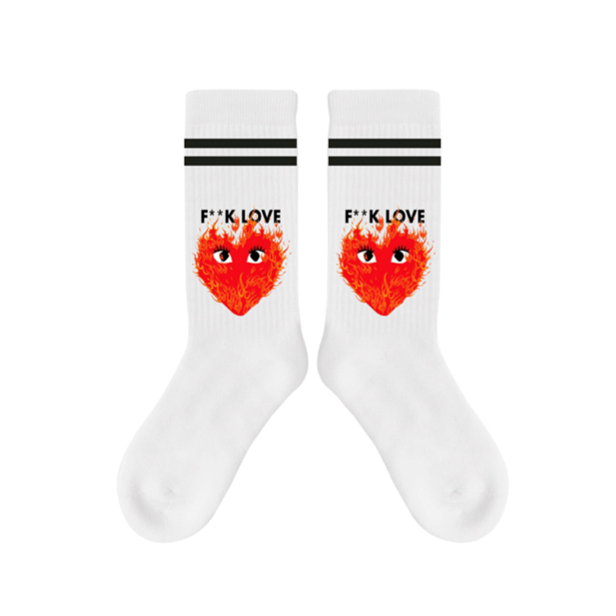 Magic Socks White - F**K LOVE